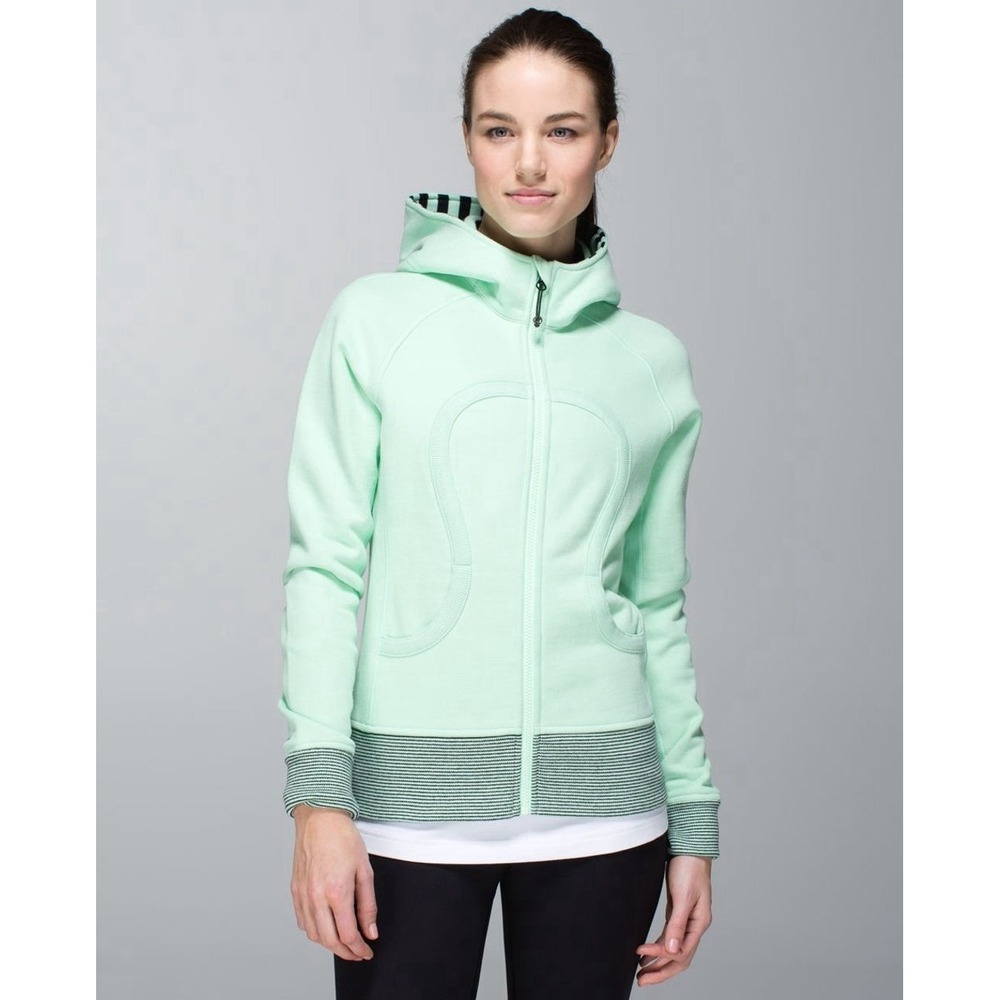 Lululemon Scuba Hoodie *Stretch (Lined Hood) Mint Green Size 4